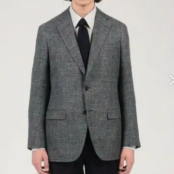 린넨 울 코튼 싱글 브레스티드 자켓 봄/여름 비즈니스 캐주얼