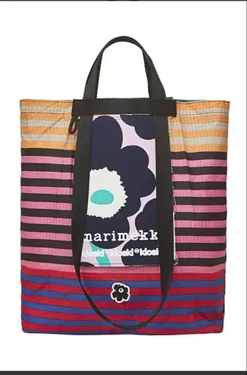 marimekko 스트라이프 토트백