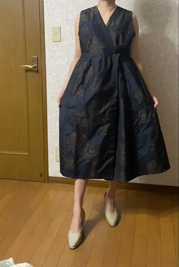 기모노 리메이크 원피스 본고장 오시마 명주 프리 사이즈 M~LL