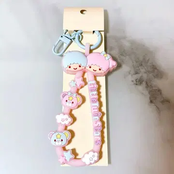 산리오 대상 응원 굿즈 고무줄 키링 리틀트윈스타 키키라라
