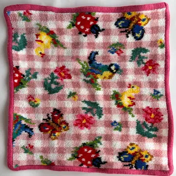 FEILER [하이디 깅엄 체크] web 한정판 손수건 새상품급