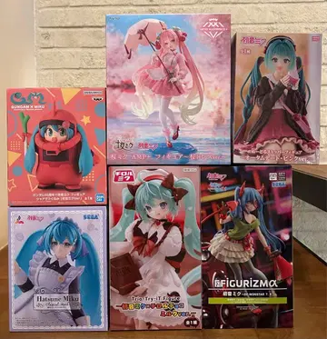 [ 미개봉 새상품 ] 하츠네 미쿠 피규어 6종 세트 묶음 판매