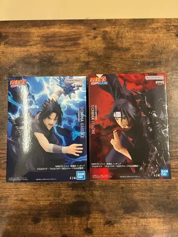 NARUTO 이타치 사스케 피규어 GIGO 한정판 2체 세트