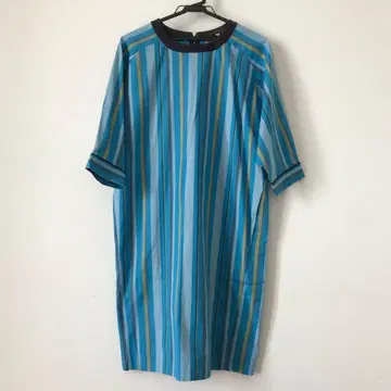 새상품 ADIEU TRISTESSE 원피스 블루 스트라이프 봄/여름