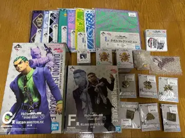 죠죠 제일복권 카와지리 요스케&후나게 유야&루빅스 큐브&데스크탑 마스코트