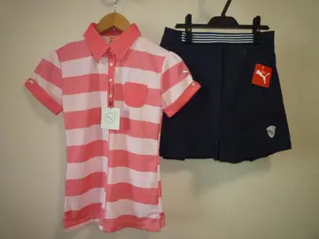 [새상품 M] 푸마 골프 셋업 셔츠&스커트