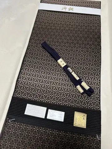 미사용 새상품 하카타 명문 오쿠라 직물 금제 팔촌 하카타 오비 세이노스케