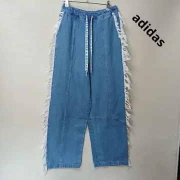 [ adidas ] KSENIASCHNAIDER 데님 브레이드 청바지 L