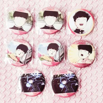 모브사이코100 복권 상자 캔뱃지 카게야마 시게오