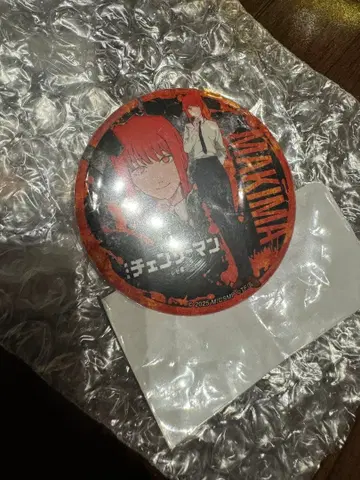 미개봉 테레동혼포 체인소 맨 레제편 혜택 캔뱃지 마키마