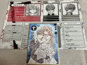 타네무라 아리나 30주년 기념전 신사동맹 크로스 프로필 책받침 미니 색지