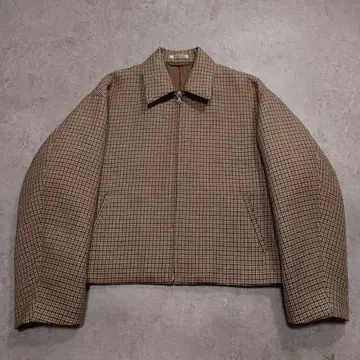 명작 17AW AURALEE 건클럽 체크 블루종 1