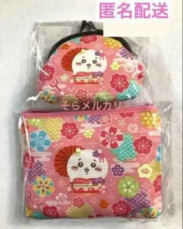 치이카와 (먼작귀) 교토 한정판 마이코 가마구치 파우치 총 2점