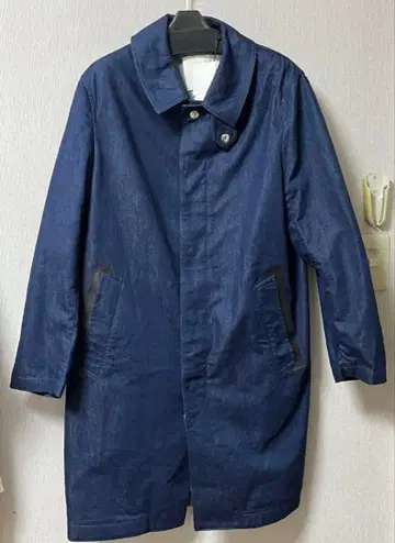 매킨토시 SINGLE BREASTED DENIM COAT