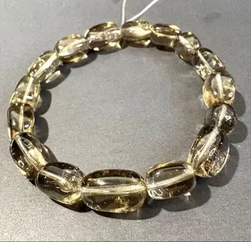 제우스 쿼츠 8mm | 스모키 쿼츠 계열 골드 컬러 | 안지름 17cm