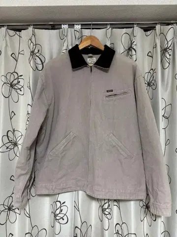 Backers 덕 원단 자켓 백 자수 L 사이즈 새상품급