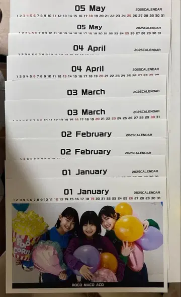 로코마코아코 2025년 달력 로코마코아코짱