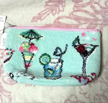 택 포함 새상품 FEILER 칵테일 패턴 파우치