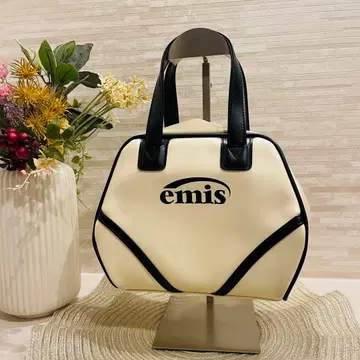 [새상품급] emis 아이보리 핸드백 미니백 빈티지 한국
