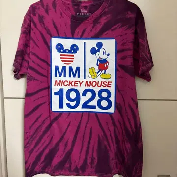 Disney 미키마우스 타이다이 T셔츠 1928