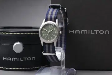 작동품 해밀턴 카키 9415A 수동 와인딩 그린 다이얼 남성용 O1437