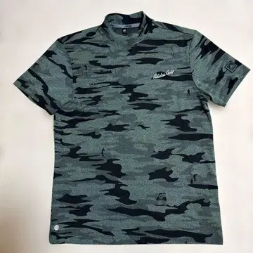 아디다스 골프 반팔 모크넥 셔츠