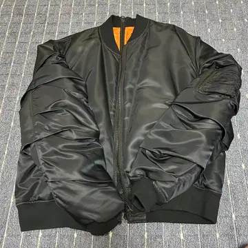 AMNJX 27Circus 블랙 MA-1 히라모토 렌 L