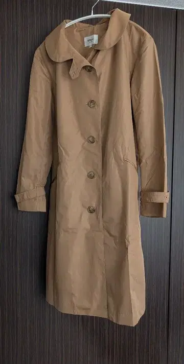 [미사용 새상품] 49 AV 준코 시마다 베이지 트렌치코트 수납 파우치