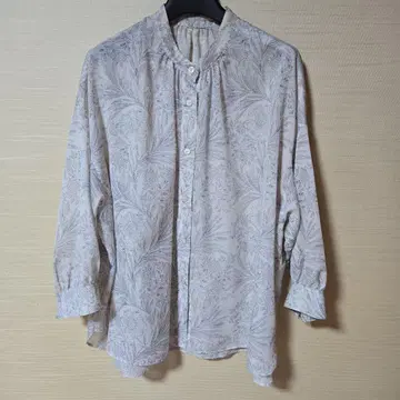 매킨토시 런던 바이브리 패턴 블라우스