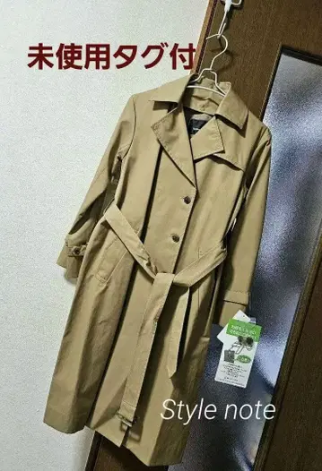 미사용 택 포함 style note 발수 트렌치코트