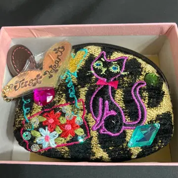 싱크비 미니 파우치 미사용 고양이