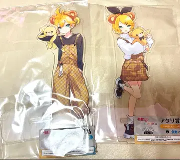 카가미네 린 카가미네 렌 아크릴 스탠드 비비드 캔뱃지