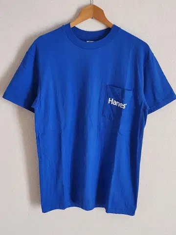 90s 헤인즈 Hanes 포켓 T셔츠 USA제 빈티지 싱글 스티치