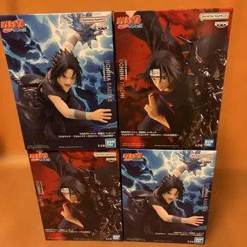 나루토 피규어 GIGO 한정판 우치하 이타치 우치하 사스케 4체 세트