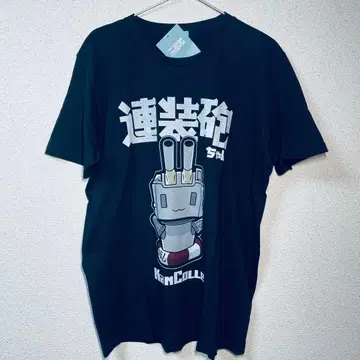 새상품 칸코레 연장포짱 T셔츠 XL COSPA 이차원 코스파 블랙