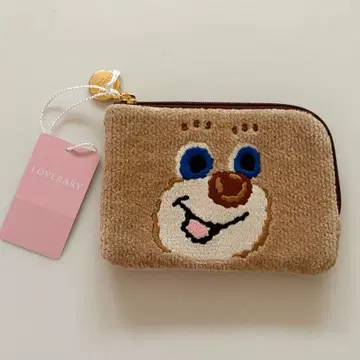 페일러 도업 테디 L자 파우치 베이지 미사용 새상품 FEILER