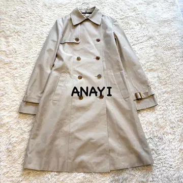 [ ANAYI ] 트렌치코트 베이지 S 사이즈 더블 브레스트