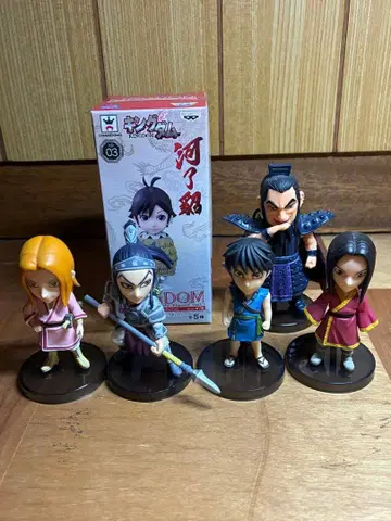 킹덤 월드 컬렉터블 피규어 신, 왕기, 왕분, 영정, 하료초, 몽염