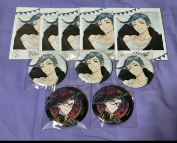 트위스테 편안한 사진풍 카드 캔뱃지 블루 로이드 트레이