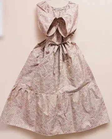 [ 기모노 리메이크 ] 오시마 명주 실크 어른스럽고 귀여운 원피스