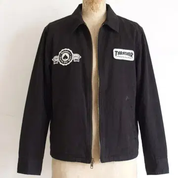 THRASHER 트레셔 워크 자켓 블랙 M 스컬