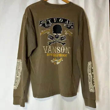 vanson 스컬 롱 티셔츠 y2k 아카이브
