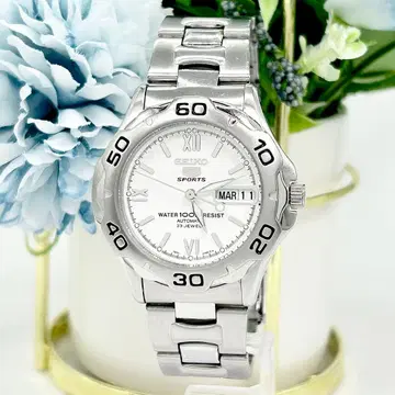 SEIKO 5 SPORTS 100M 23석 뒷면 투명 자동 시계