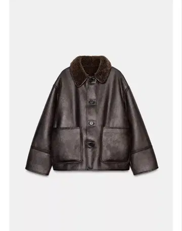 ZARA 리버서블 더블 페이스 자켓 S