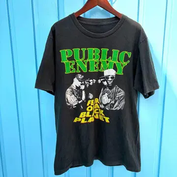 public enemy 퍼블릭 에너미 빈티지 티셔츠 힙합