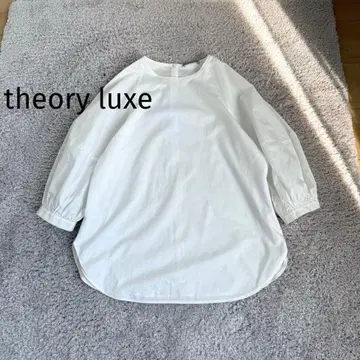 띠어리 루스 볼륨 슬리브 풀오버 블라우스 38