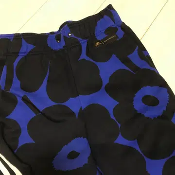 adidas marimekko 맨투맨 저지 라인 팬츠 블루 M
