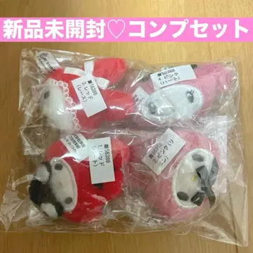 미개봉 새상품 마이멜로디 봉제 인형 참 가챠 전종 컴플리트 4개 세트