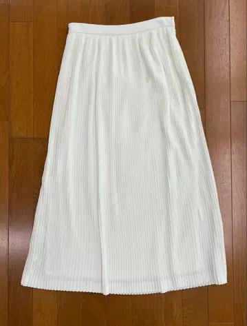 CLANE 플리츠 스커트 화이트 36