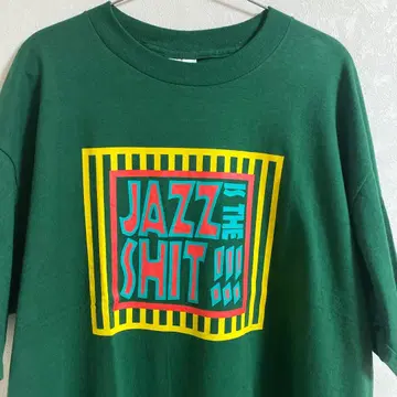 80s JAZZ SHIT!!! ONEITA POWER-T 티셔츠 그린